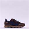 Hispanitas Oregon Bungee Lace Trainer - Brown Navy